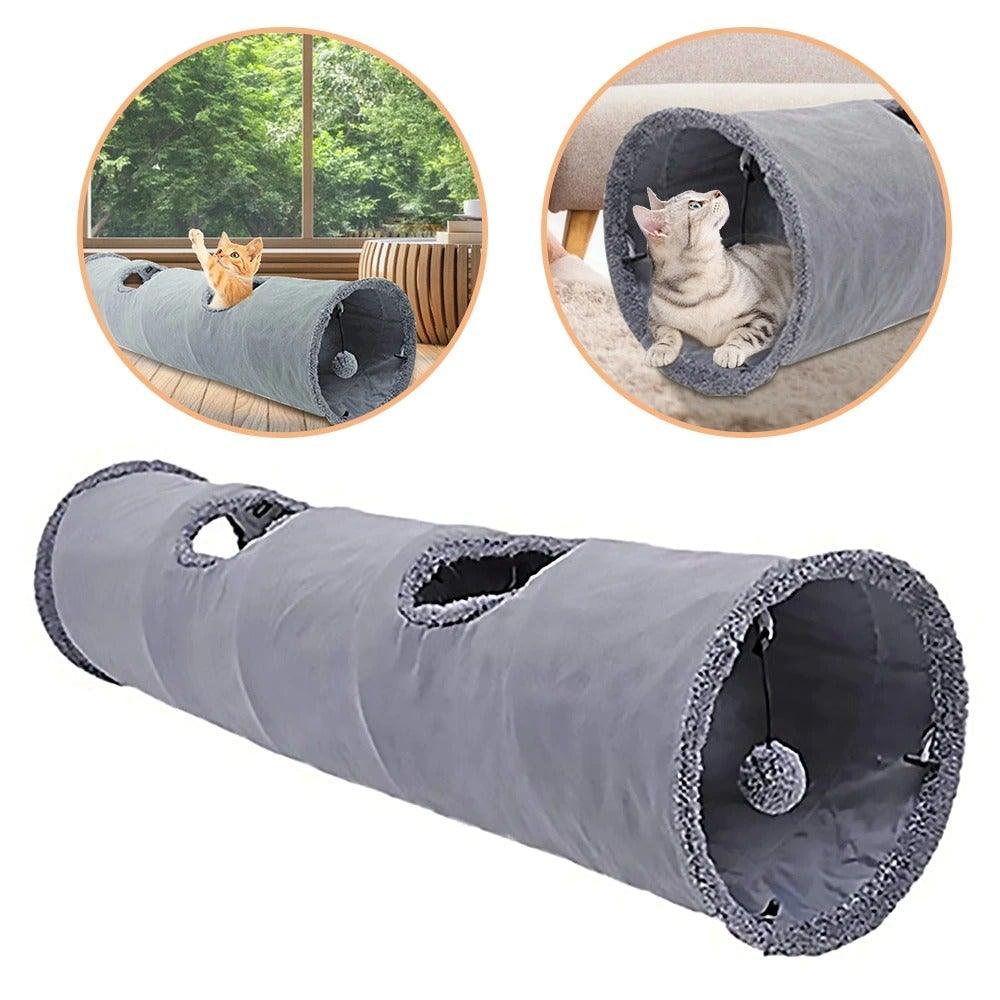 Foldable Multi-Way Cat Play Tunnel
