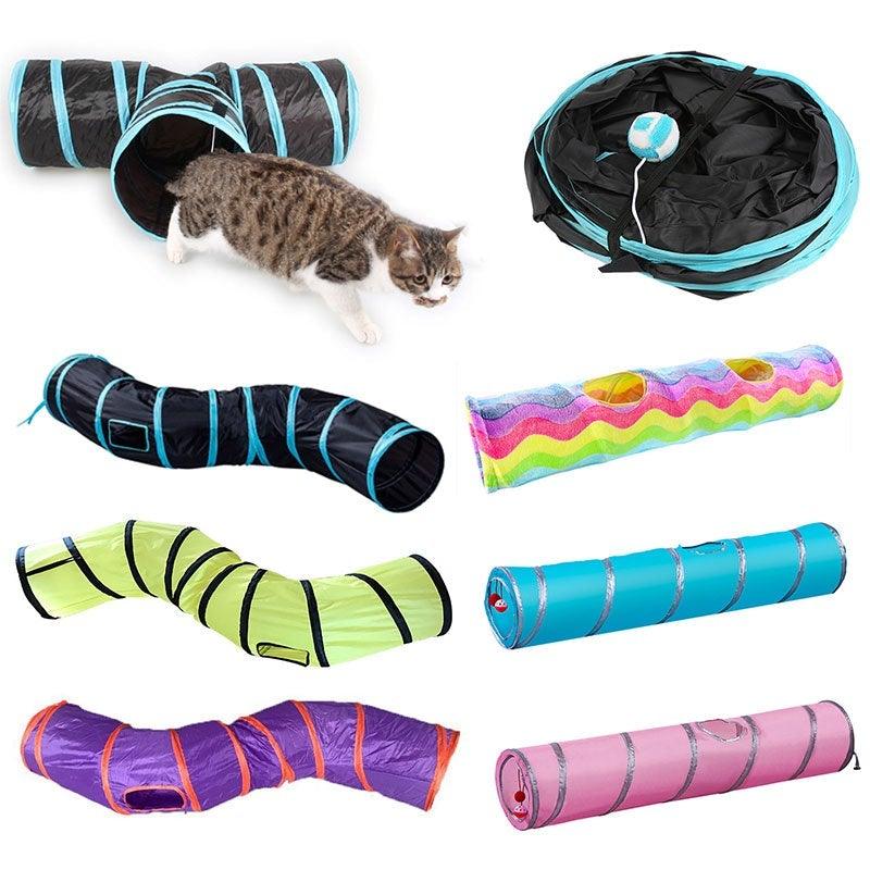 Foldable Multi-Way Cat Play Tunnel
