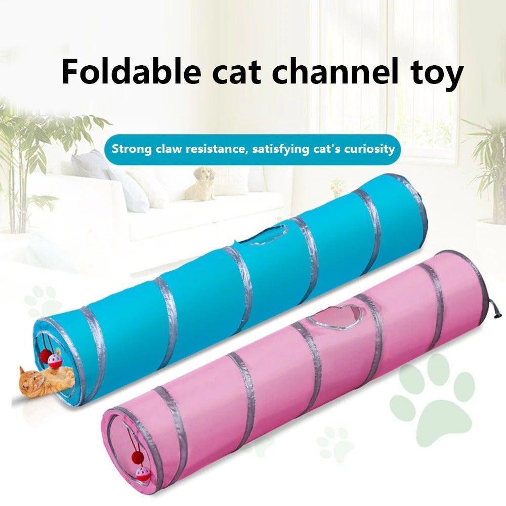 Foldable Multi-Way Cat Play Tunnel