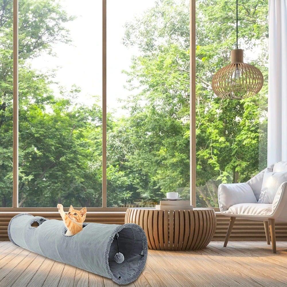 Foldable Multi-Way Cat Play Tunnel
