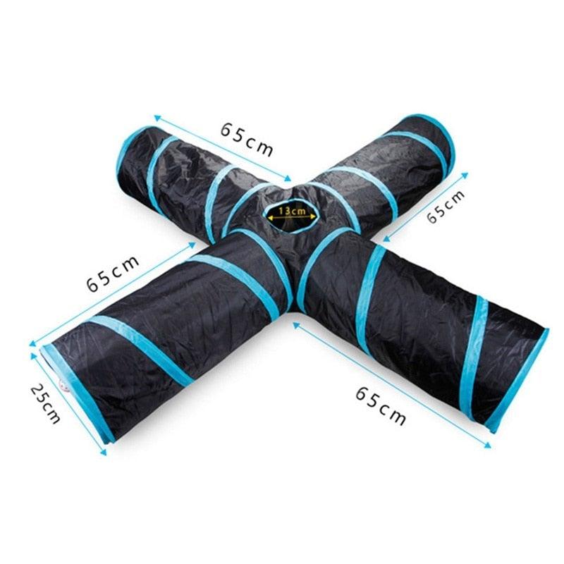 Foldable Multi-Way Cat Play Tunnel