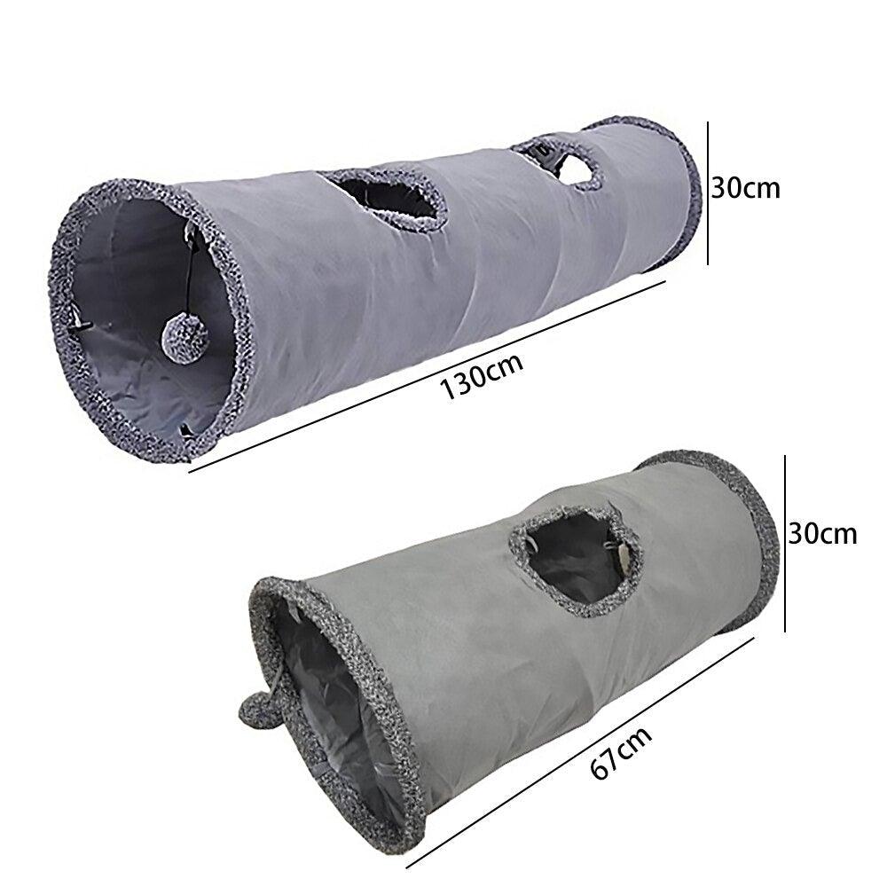 Foldable Multi-Way Cat Play Tunnel