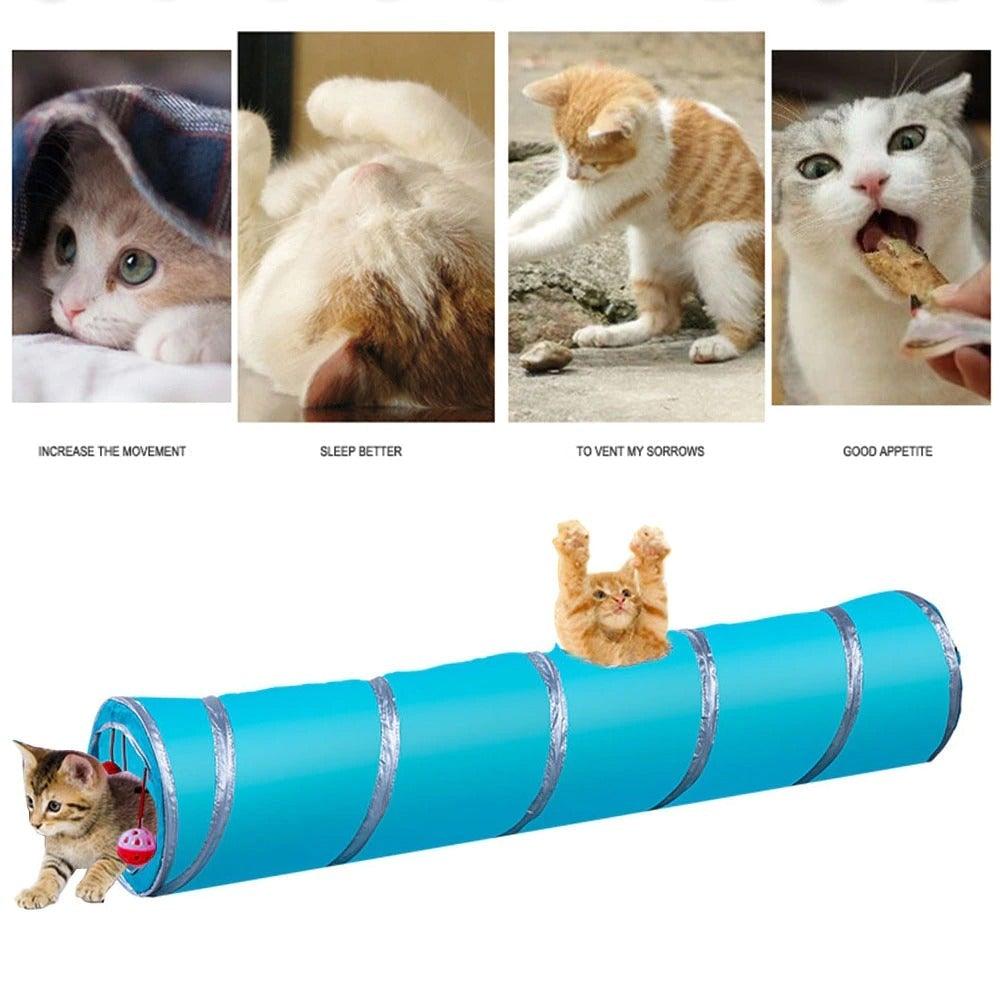 Foldable Multi-Way Cat Play Tunnel