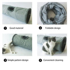Foldable Multi-Way Cat Play Tunnel
