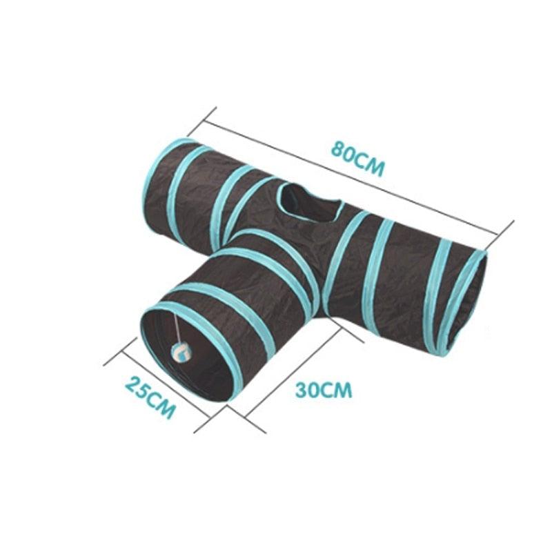 Foldable Multi-Way Cat Play Tunnel