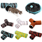 Foldable Multi-Way Cat Play Tunnel