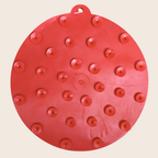 Suction Cup Lick Mat for Dogs – Red Fireworks, detail