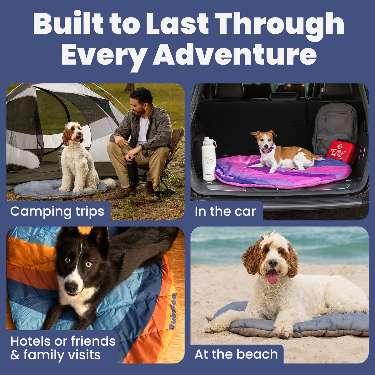 Rubyloo Foldable Travel Dog Bed
