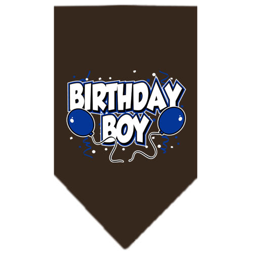 Birthday Boy bandana in cocoa