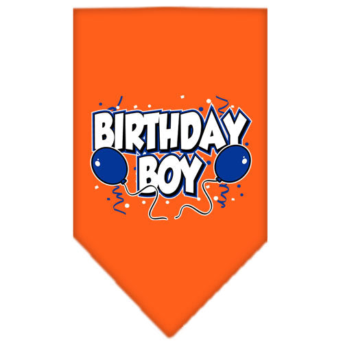 Birthday Boy bandana in orange