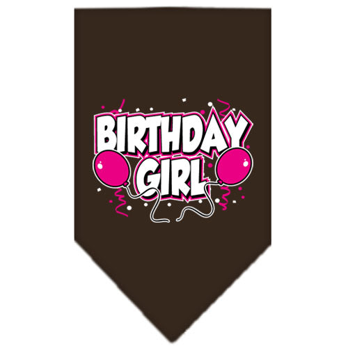 Birthday Girl bandana in cocoa