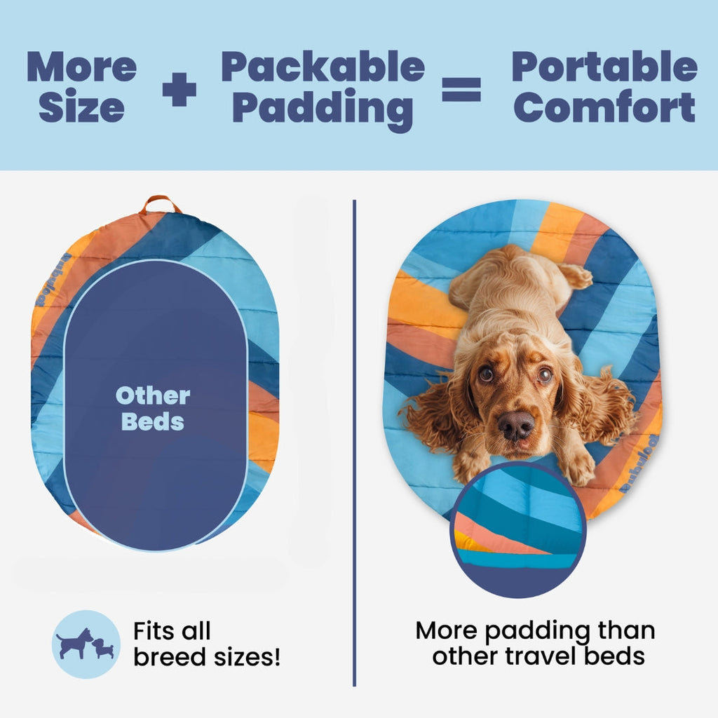 Rubyloo Foldable Travel Dog Bed