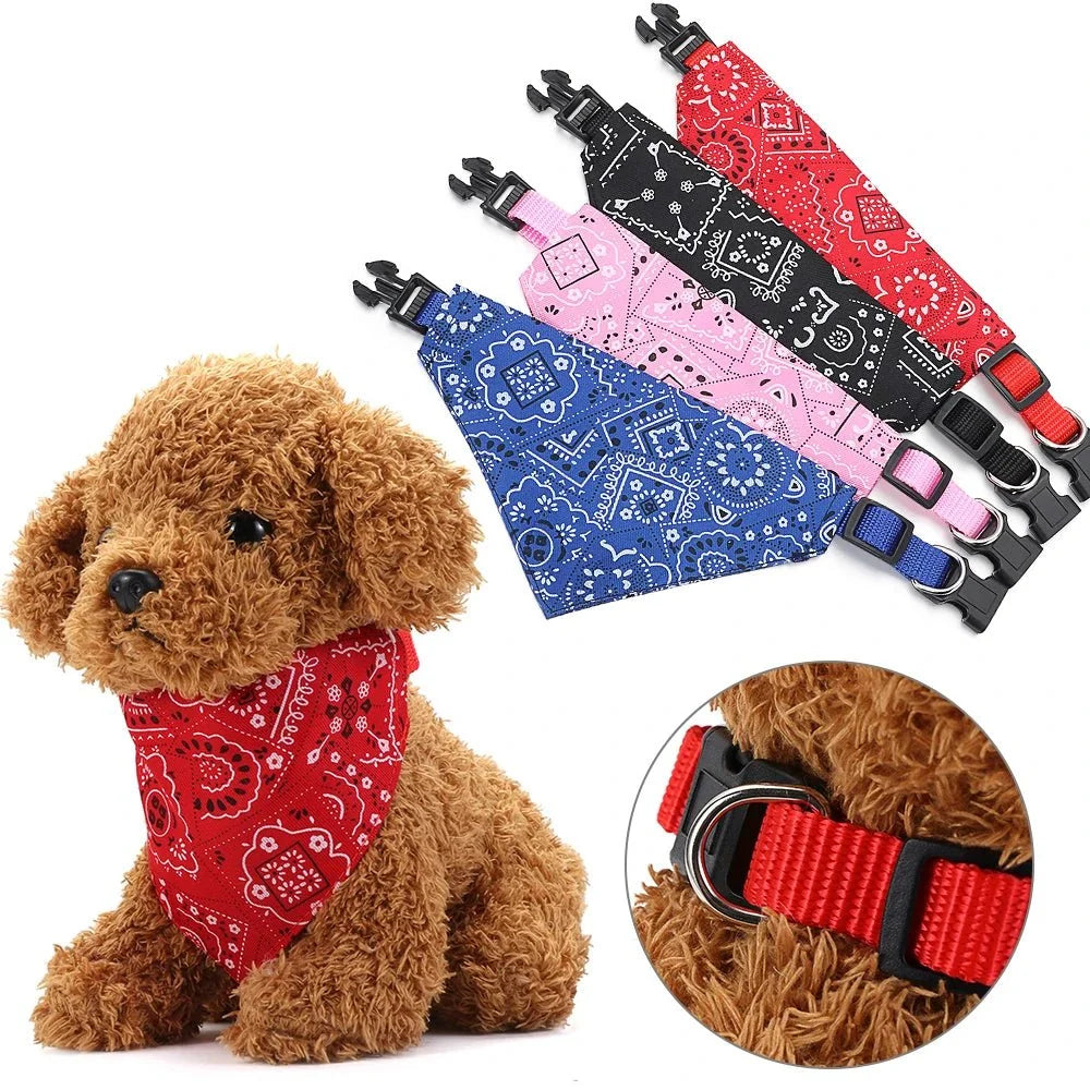 Adjustable Cotton Pet Bandana for Dogs and Cats – photo 8