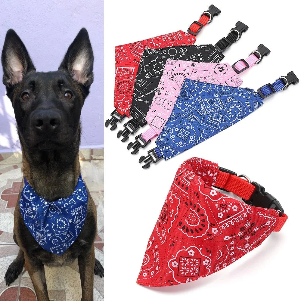 Adjustable Cotton Pet Bandana for Dogs and Cats – photo 11
