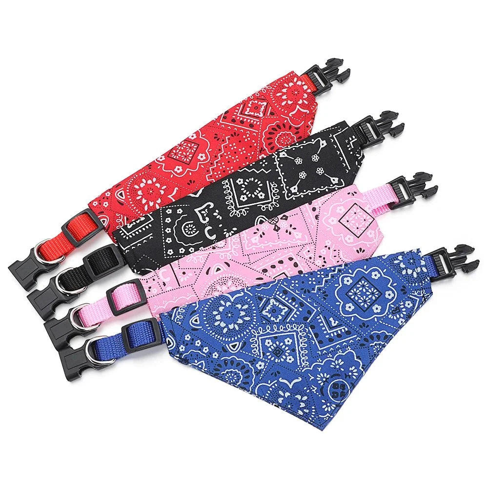 Adjustable Cotton Pet Bandana for Dogs and Cats – photo 3