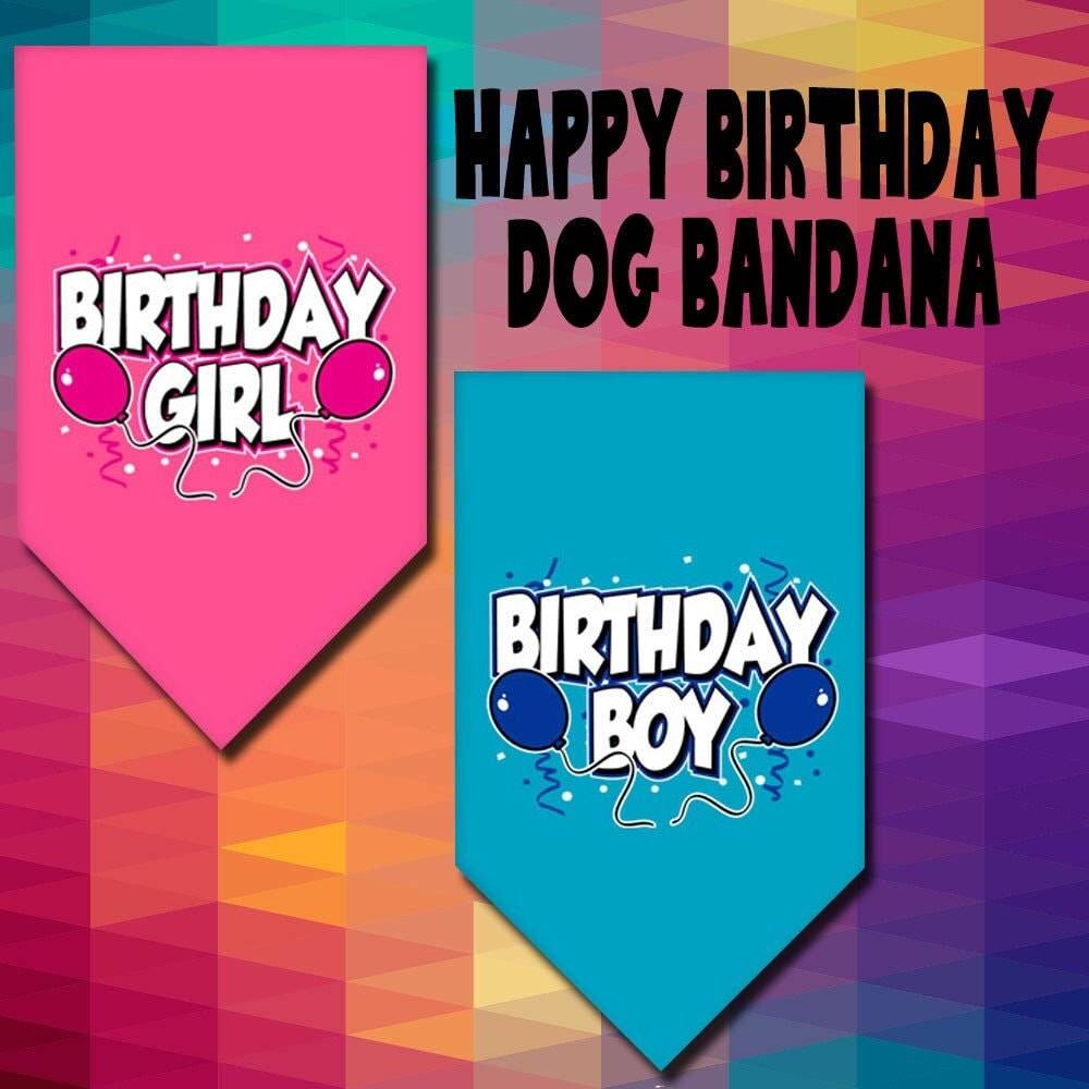 Birthday Bandana for Dogs and Cats