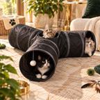 Foldable Multi-Way Cat Play Tunnel