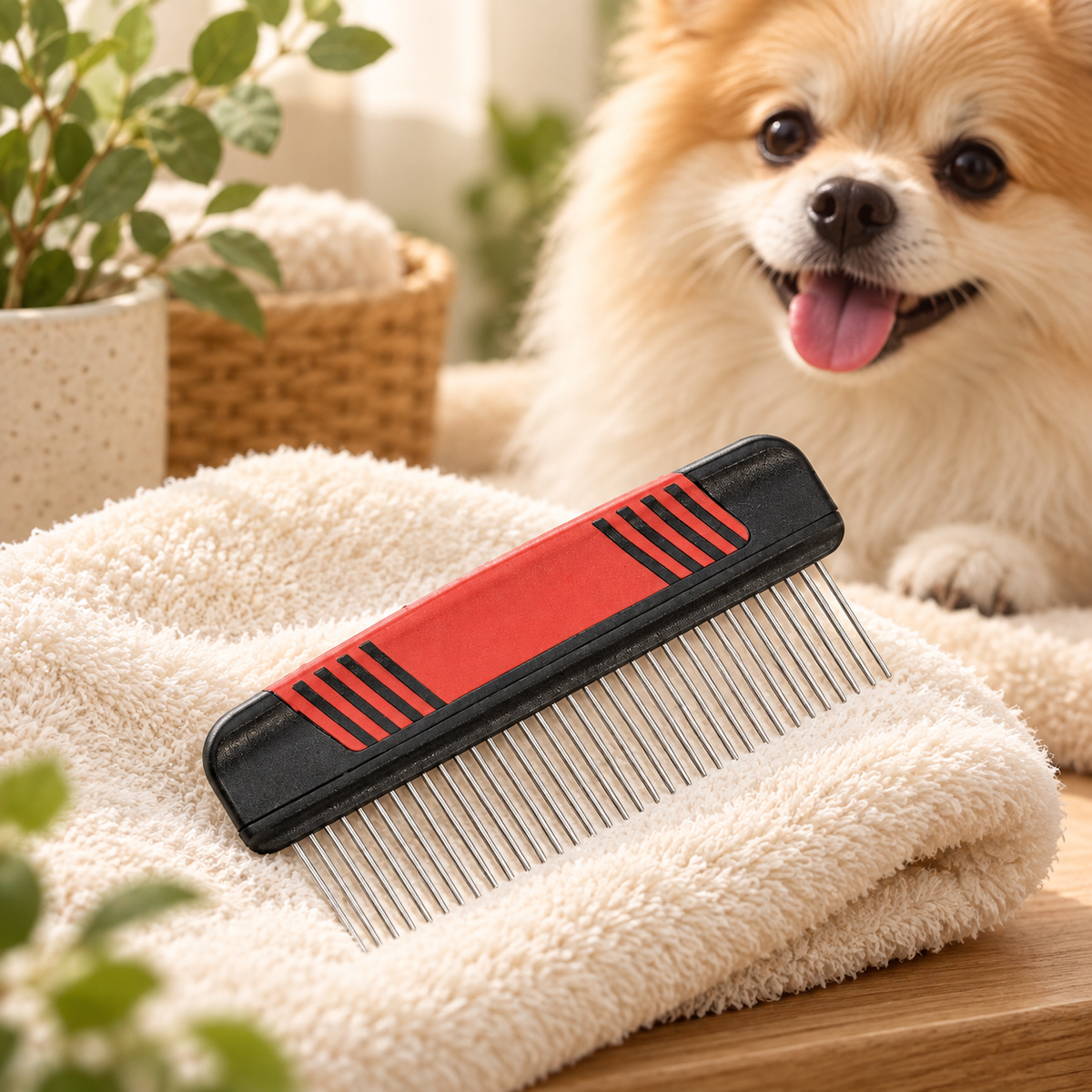 Jeffers Magic Spring Pet Grooming Comb