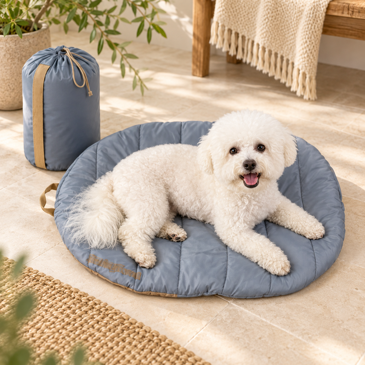 Rubyloo Foldable Travel Dog Bed