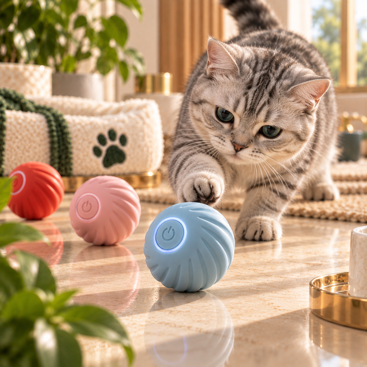 PetNest Smart Interactive Cat Ball