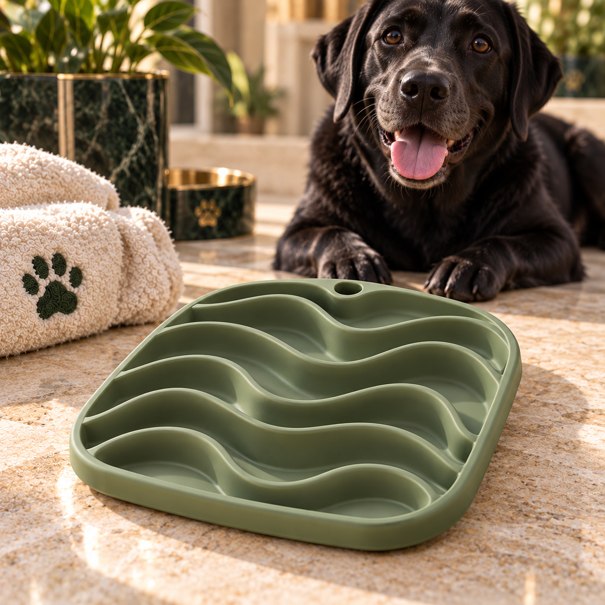 West Paw Feast Mat – Slow Feeder & Lick Mat