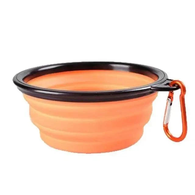 Collapsible Silicone Travel Bowl for Dogs and Cats