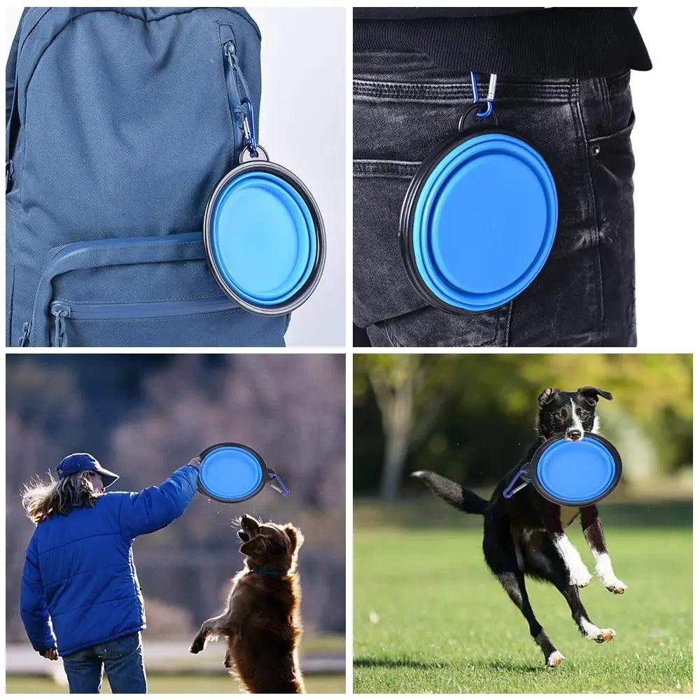 Collapsible Silicone Travel Bowl for Dogs and Cats – photo 4